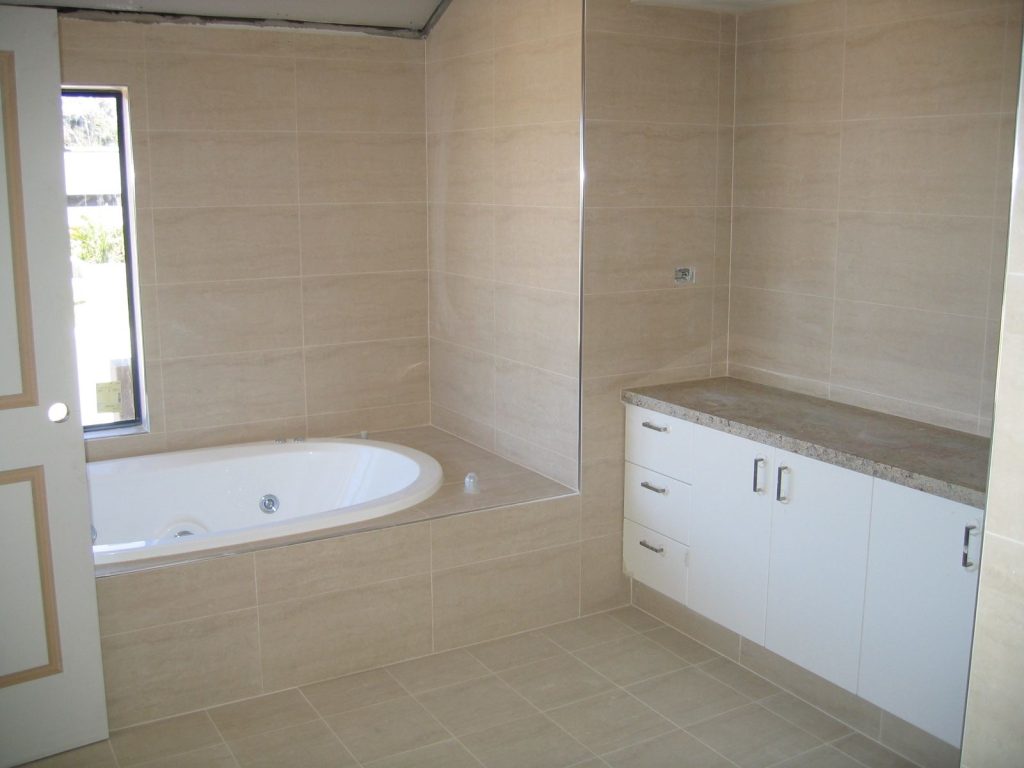 bathroom renovated